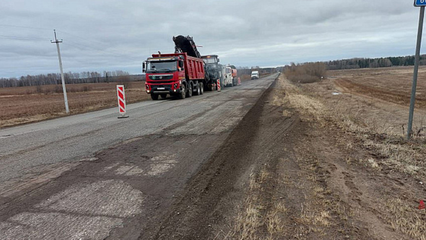 В Кировской области ремонтируют дороги